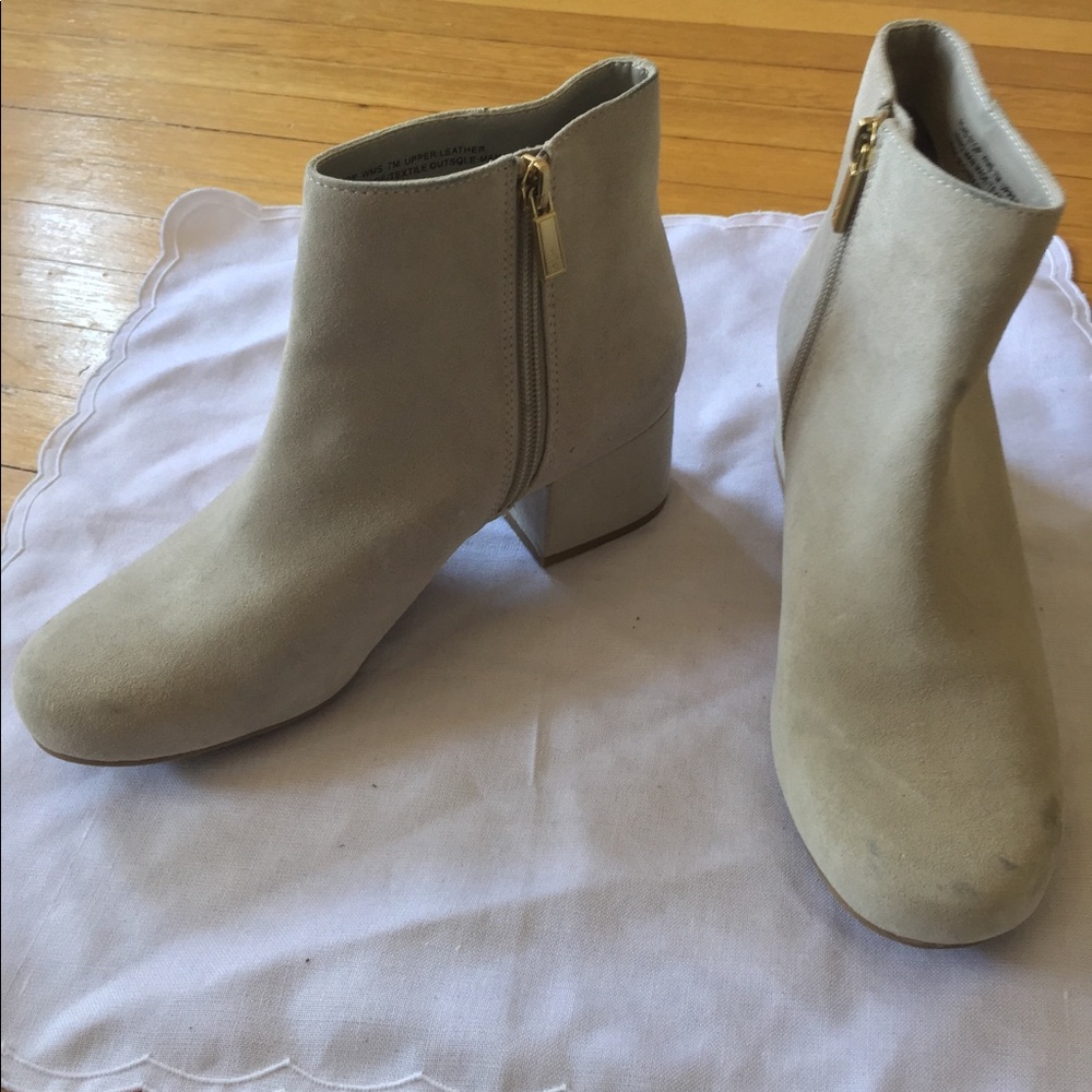 Reaction by Kenneth Cole suede booties